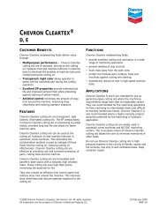 CHEVRON CLEARTEX® - Alexis Oil