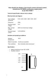 How should one design a low inrush current universal control ...