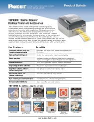 D-IDCB69--WW-ENG (TDP43ME Thermal Transfer Printer ... - Panduit