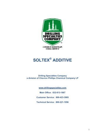 SOLTEX® ADDITIVE - Chevron Phillips Chemical Company