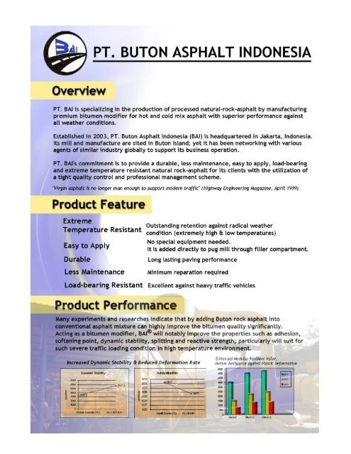 PT. BUTON ASPHALT INDONESIA