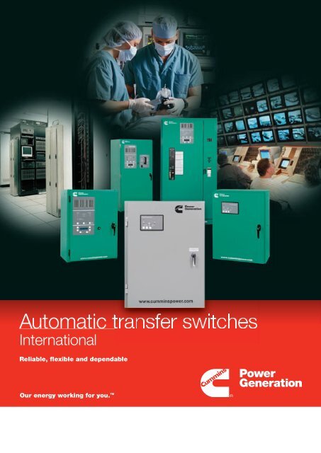 Brochure - Automatic transfer switches - Cummins Inc.