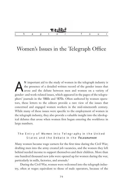 My Sisters Telegraphic: Women in the Telegraph Office ... - Monoskop