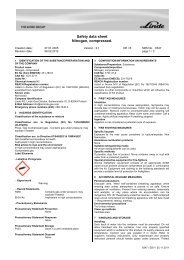 Safety data sheet Nitrogen, compressed. - HiQ® Specialty Gases ...