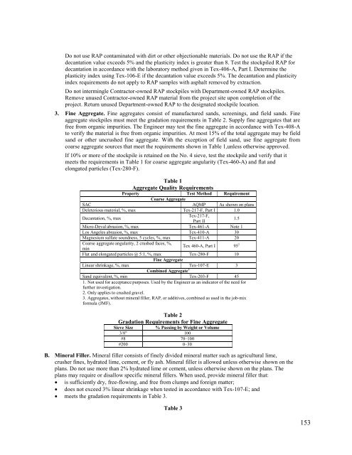 Summary of Rubber Modified Asphalt Product Specifications around ...