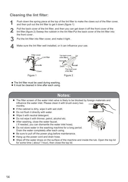 User's Manual Fully Automatic Washing Machine