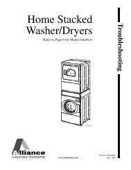 Homestyle Stacked Washer/Dryer Troubleshooting Manual