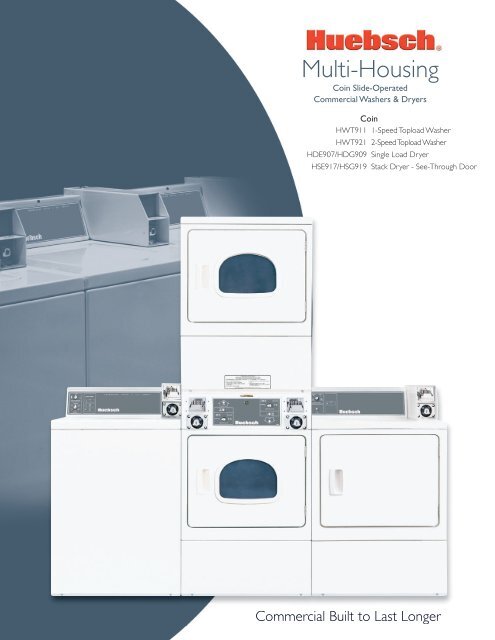 Huebsch Nelson And Small Commercial Laundry Equipment