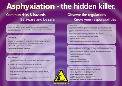 33555 Dangers of Asphyx. EIGA - British Compressed Gases ...