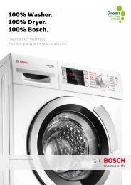 Bosch Washer Dryer 2009 2 Bosch Home