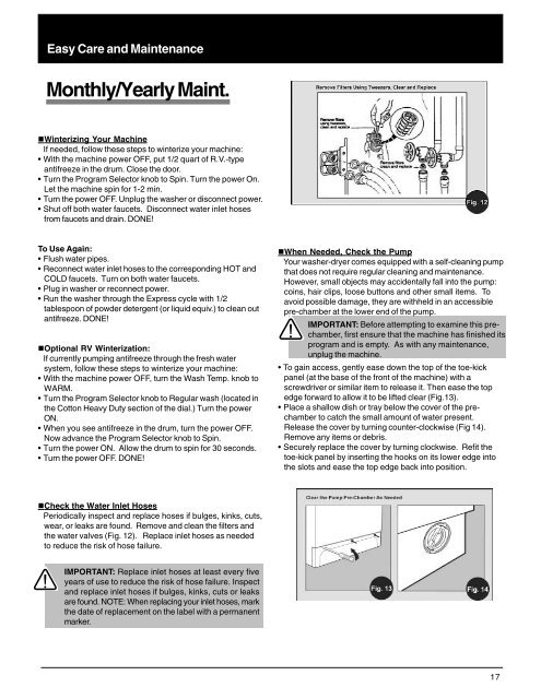 Nwinterizing Your Machine
