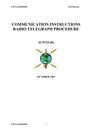 communication instructions radio telegraph procedure