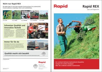 Rapid REX – der weltweit leichteste ... - Rapid Technic AG