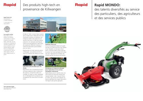 Rapid MONDO: - Rapid Technic AG