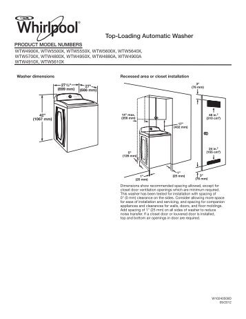 Top-Loading Automatic Washer - Whirlpool