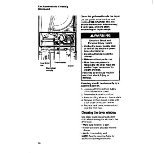 I III - I LARGECAPACITYTHINTWIN" AUTOMATICWASHERDRYER ...