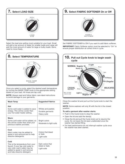 washer/dryer use and care guide laveuse/sécheuse - Whirlpool