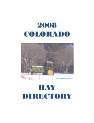 Colorado Hay Directory 2008 - Colorado Department of Education ...