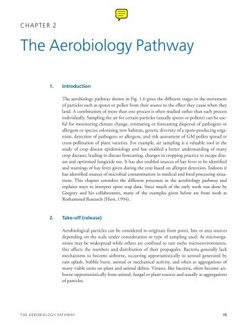 The Aerobiology Pathway
