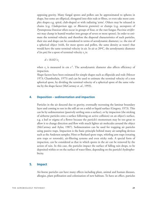 The Aerobiology Pathway