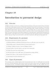 Introduction to pavement design - CDEEP