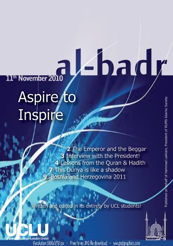 Aspire to Inspire - UCL ISoc