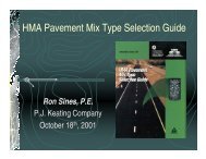 HMA Pavement Mix Type Selection Guide - Sines - Superpave