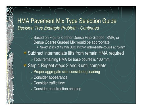 HMA Pavement Mix Type Selection Guide - Sines - Superpave