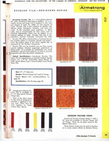 Asbestos Tile - 1956 - Asbestos Resource Center