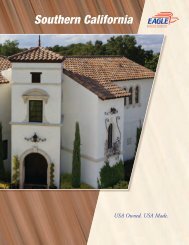 Southern California Brochure - Eagle Roofing