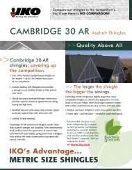 CAmBRIDGE 30 AR Asphalt Shingles - Iko