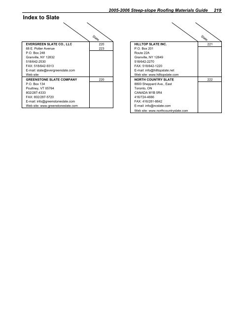 2005-2006 steep-slope roofing materials guide - National Roofing ...