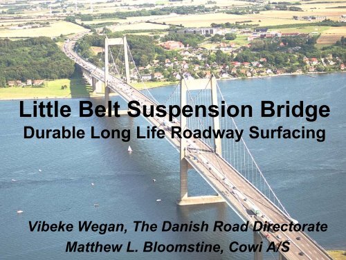 Little Belt Suspension Bridge – Durable Long Life ... - Icsboc.com