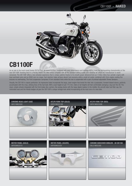 CB600  NAKED - Honda Motorcycles