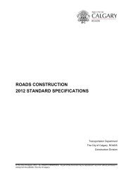 2012 Roads Construction Standard Specifications - The City of ...