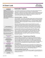 Automatic Capture - Boston Scientific