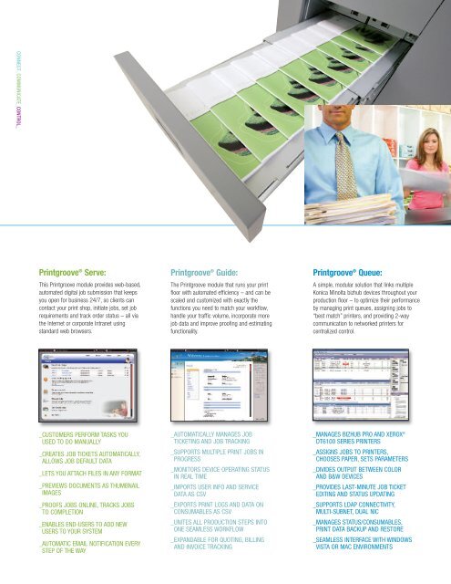 Printgroove: your total solution for automated print ... - Konica Minolta