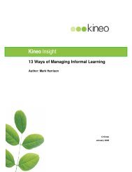 13 Ways of Managing Informal Learning - Kineo