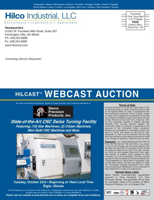 Download Brochure - Hilco Industrial