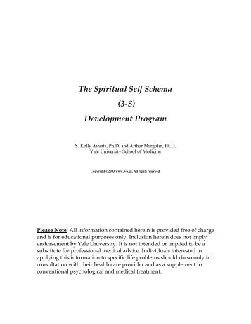 The Spiritual Self Schema (3-S) Development Program