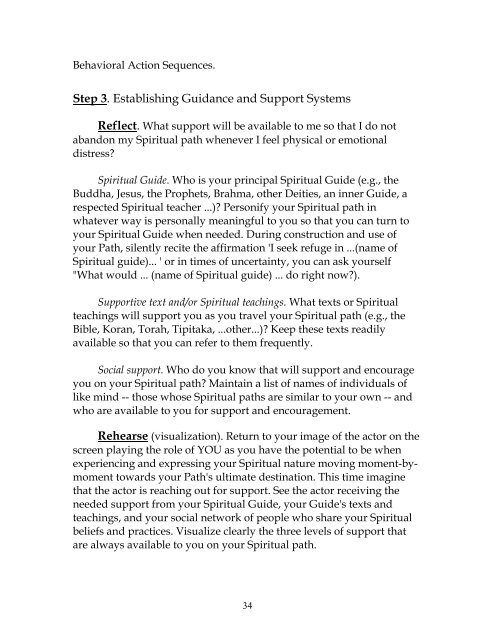 The Spiritual Self Schema (3-S) Development Program