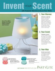 Invent your scent - PartyLite