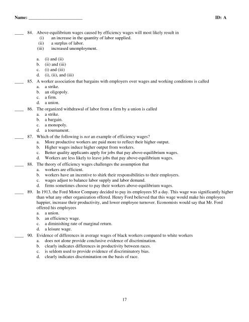 ExamView Pro - Exam 4 Study Guide.tst