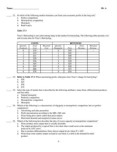 ExamView Pro - Exam 4 Study Guide.tst