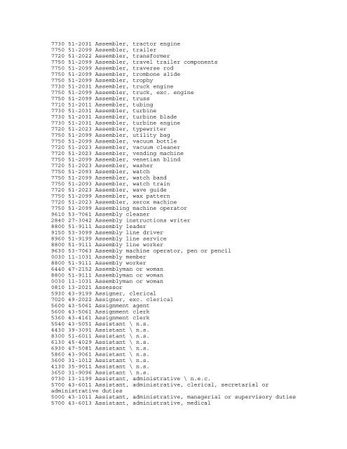 Record layout for occ02_ascii.doc is as follows ... - Census Bureau