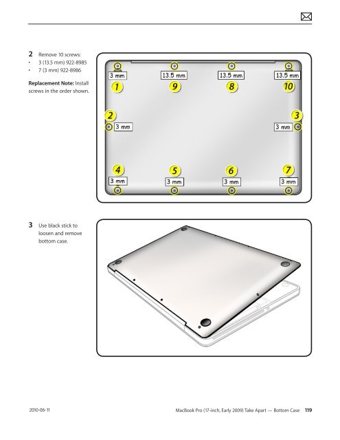 Apple Technician Guide MacBook Pro (17-inch, Early 2009) - tim.id.au