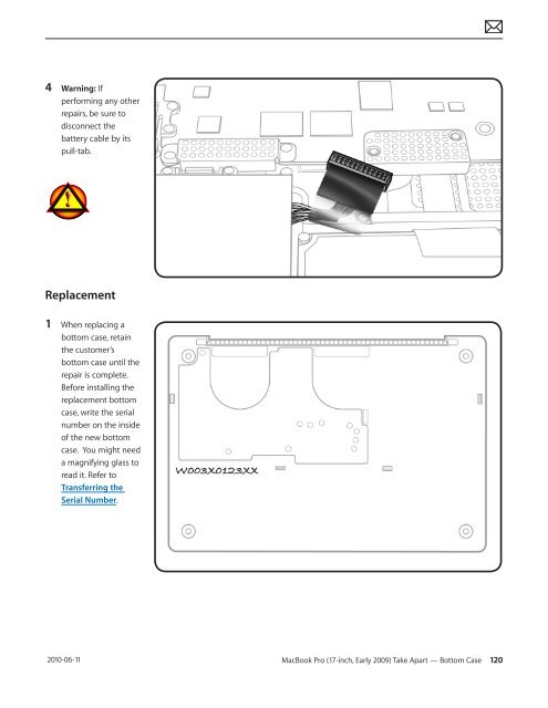 Apple Technician Guide MacBook Pro (17-inch, Early 2009) - tim.id.au