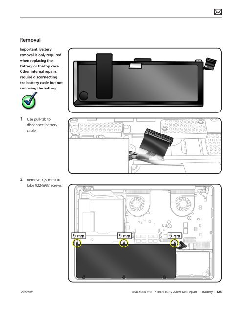 Apple Technician Guide MacBook Pro (17-inch, Early 2009) - tim.id.au