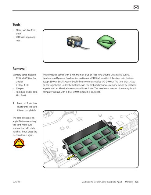 Apple Technician Guide MacBook Pro (17-inch, Early 2009) - tim.id.au