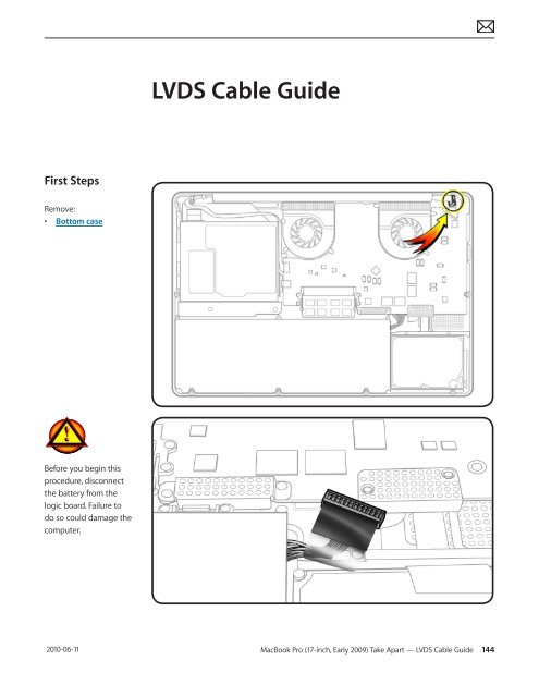 Apple Technician Guide MacBook Pro (17-inch, Early 2009) - tim.id.au